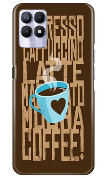 Love Coffee Mobile Back Case for Realme 8i (Design - 351)