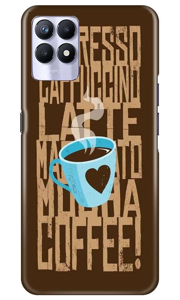 Love Coffee Mobile Back Case for Realme 8i (Design - 351)