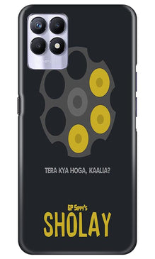 Sholay Mobile Back Case for Realme 8i (Design - 356)