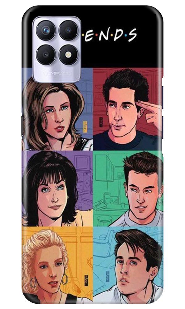 Friends Mobile Back Case for Realme 8i (Design - 357)