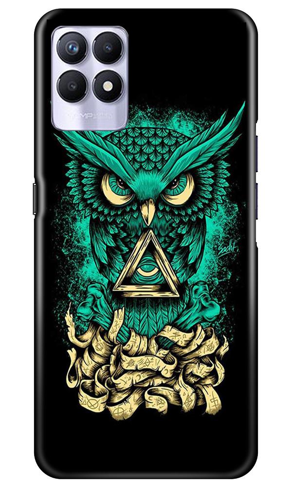 Owl Mobile Back Case for Realme 8i (Design - 358)
