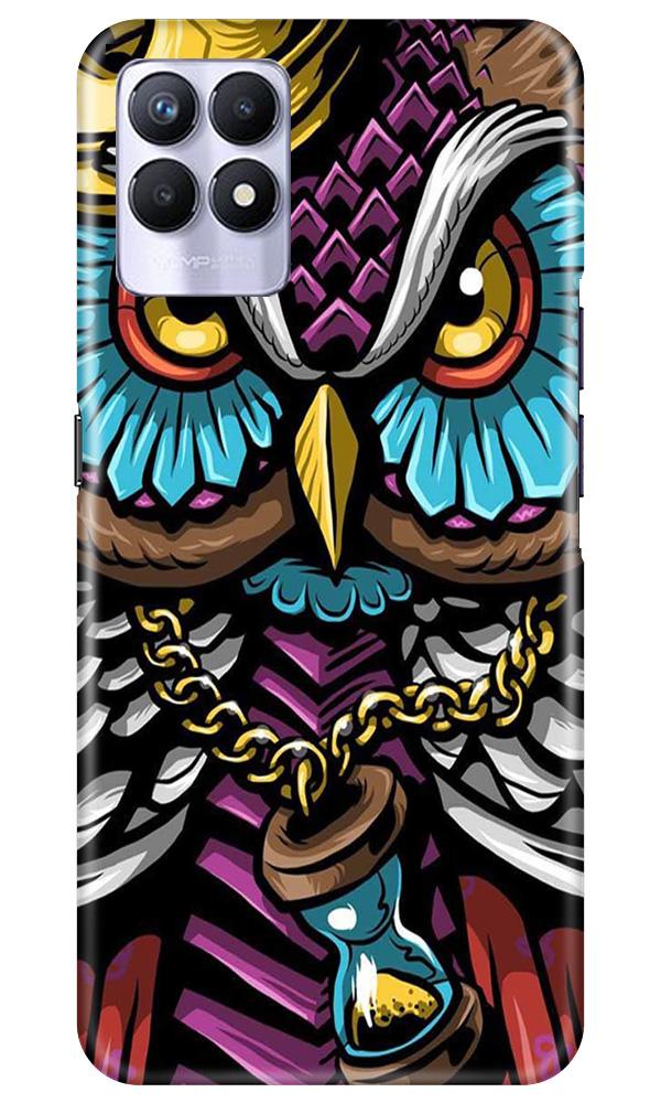 Owl Mobile Back Case for Realme 8i (Design - 359)