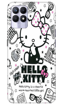 Hello Kitty Mobile Back Case for Realme 8i (Design - 361)