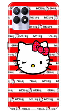 Hello Kitty Mobile Back Case for Realme 8i (Design - 364)