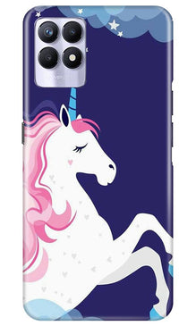 Unicorn Mobile Back Case for Realme 8i (Design - 365)