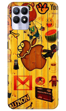 Wooden Texture Mobile Back Case for Realme 8i (Design - 367)