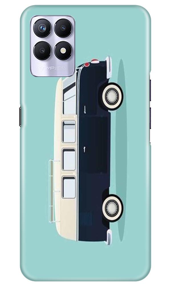 Travel Bus Mobile Back Case for Realme 8i (Design - 379)