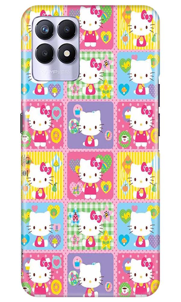 Kitty Mobile Back Case for Realme 8i (Design - 400)