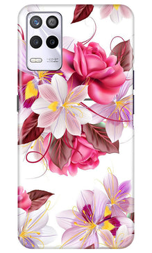 Beautiful flowers Mobile Back Case for Realme 9 5G (Design - 23)