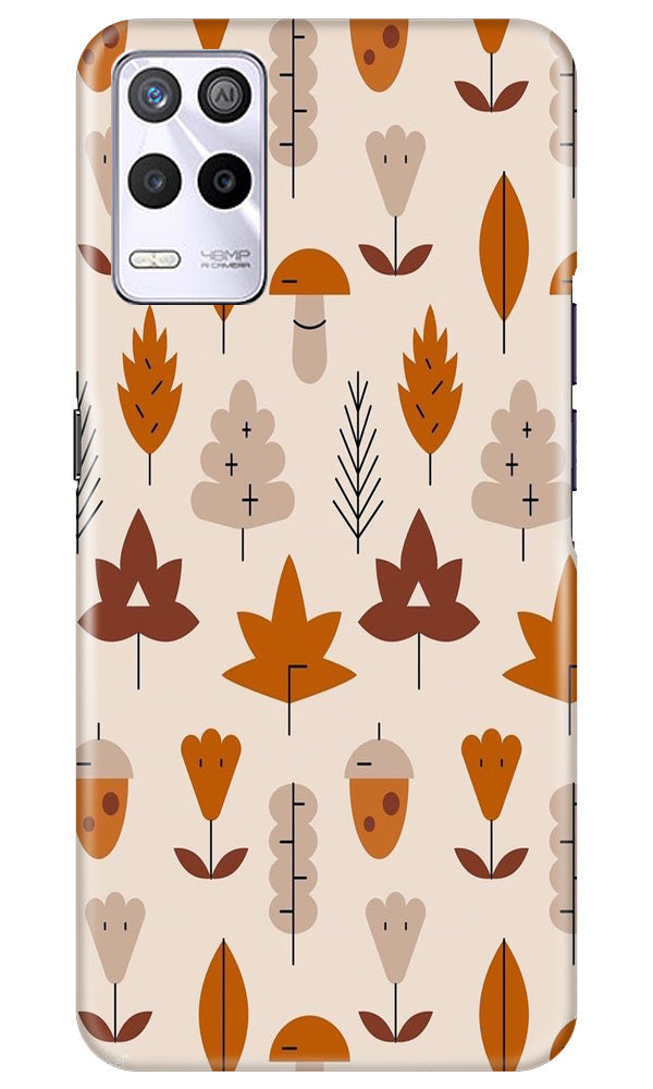 Leaf Pattern Art Case for Realme 9 5G  (Design - 132)