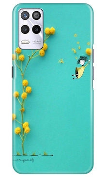 Pink Pattern Mobile Back Case for Realme 9 5G (Design - 184)