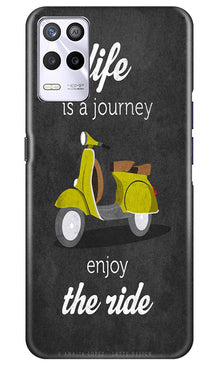 Vintage Scooter Mobile Back Case for Realme 9 5G (Design - 229)