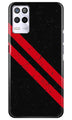Black Red Pattern Mobile Back Case for Realme 9 5G (Design - 332)