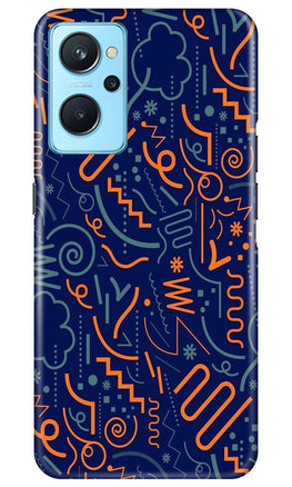 Line Art Baground Case for Realme 9i