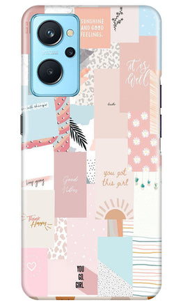 Shinny Blue Background Case for Realme 9i