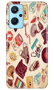 Vintage Mobile Back Case for Realme 9i (Design - 35)