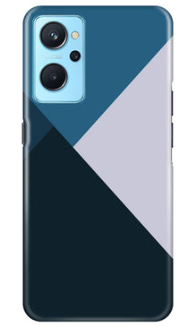 Blue Shades Mobile Back Case for Realme 9i (Design - 157)