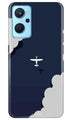 Clouds Plane Case for Realme 9i (Design - 165)