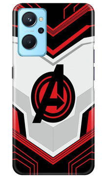 Ironman Captain America Mobile Back Case for Realme 9i (Design - 223)