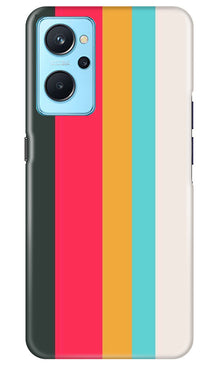 Color Pattern Mobile Back Case for Realme 9i (Design - 328)