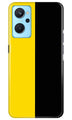 Black Yellow Pattern Mobile Back Case for Realme 9i (Design - 354)