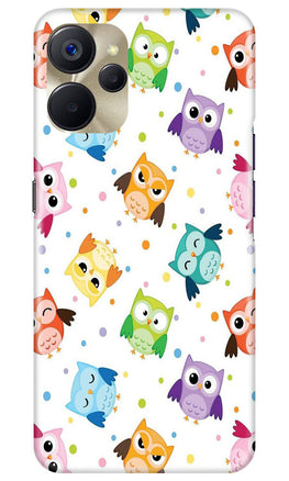 Owl Baground Pattern shore Case for Realme 9i 5G
