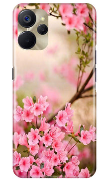 Pink flowers Mobile Back Case for Realme 9i 5G (Design - 69)