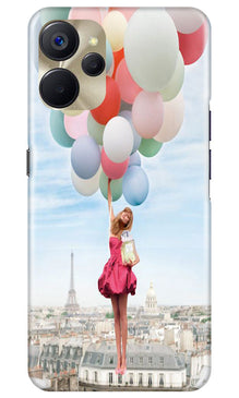 Girl with Baloon Mobile Back Case for Realme 9i 5G (Design - 84)
