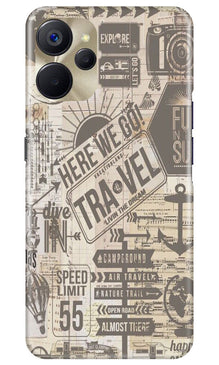 Travel Mobile Back Case for Realme 9i 5G  (Design - 104)