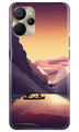 Mountains Boat Case for Realme 9i 5G (Design - 150)