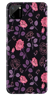 Rose Pattern Mobile Back Case for Realme C11 (Design - 2)