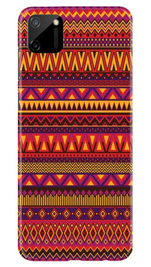 Zigzag line pattern2 Mobile Back Case for Realme C11 (Design - 10)