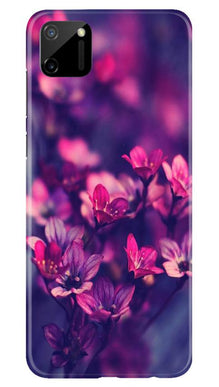 flowers Mobile Back Case for Realme C11 (Design - 25)