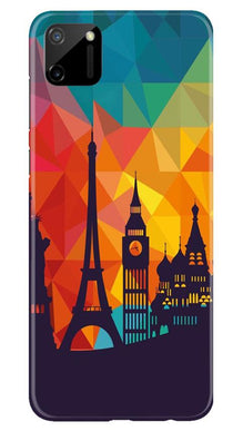 Eiffel Tower2 Mobile Back Case for Realme C11 (Design - 91)