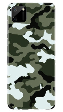 Army Camouflage Mobile Back Case for Realme C11  (Design - 108)