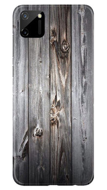 Wooden Look Mobile Back Case for Realme C11  (Design - 114)