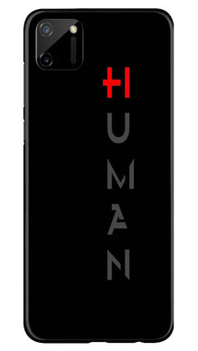 Human Mobile Back Case for Realme C11  (Design - 141)