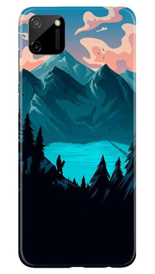 Mountains Mobile Back Case for Realme C11 (Design - 186)