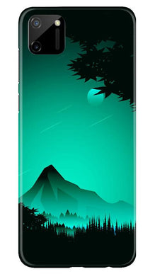Moon Mountain Mobile Back Case for Realme C11 (Design - 204)