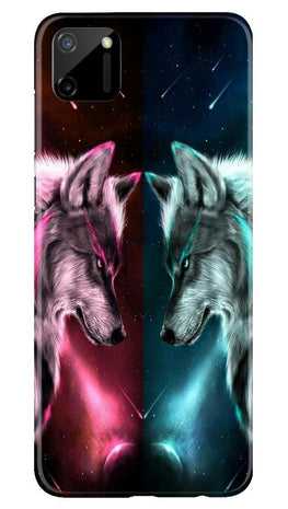 Wolf fight Case for Realme C11 (Design No. 221)