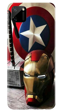 Ironman Captain America Mobile Back Case for Realme C11 (Design - 254)
