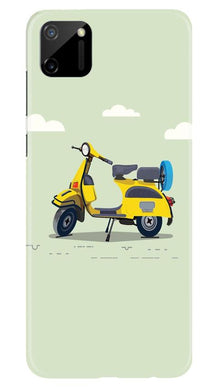 Vintage Scooter Mobile Back Case for Realme C11 (Design - 260)