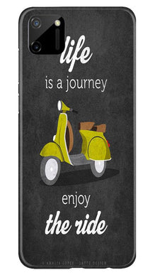 Life is a Journey Mobile Back Case for Realme C11 (Design - 261)