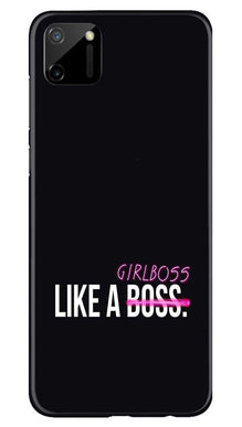 Like a Girl Boss Mobile Back Case for Realme C11 (Design - 265)