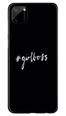 #GirlBoss Mobile Back Case for Realme C11 (Design - 266)