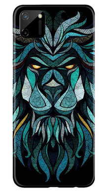 Lion Mobile Back Case for Realme C11 (Design - 314)