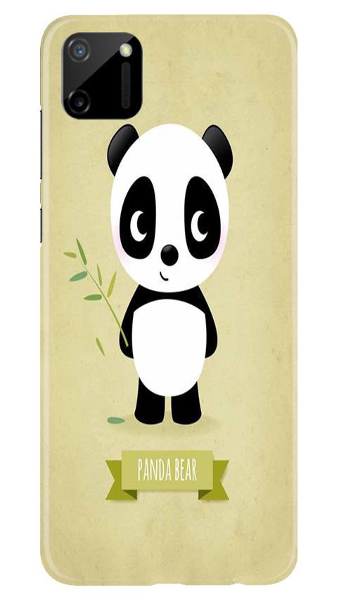 Panda Bear Mobile Back Case for Realme C11 (Design - 317)