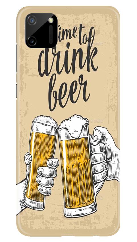 Drink Beer Mobile Back Case for Realme C11 (Design - 328)