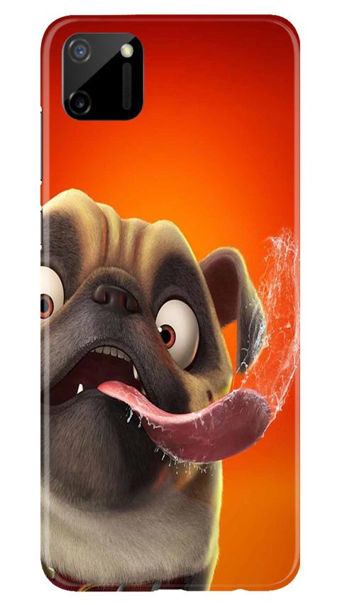 Dog Mobile Back Case for Realme C11 (Design - 343)