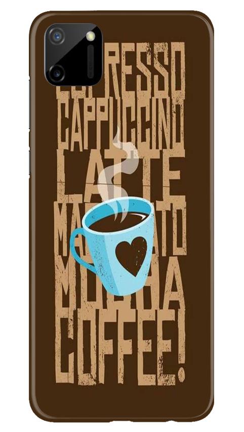 Love Coffee Mobile Back Case for Realme C11 (Design - 351)